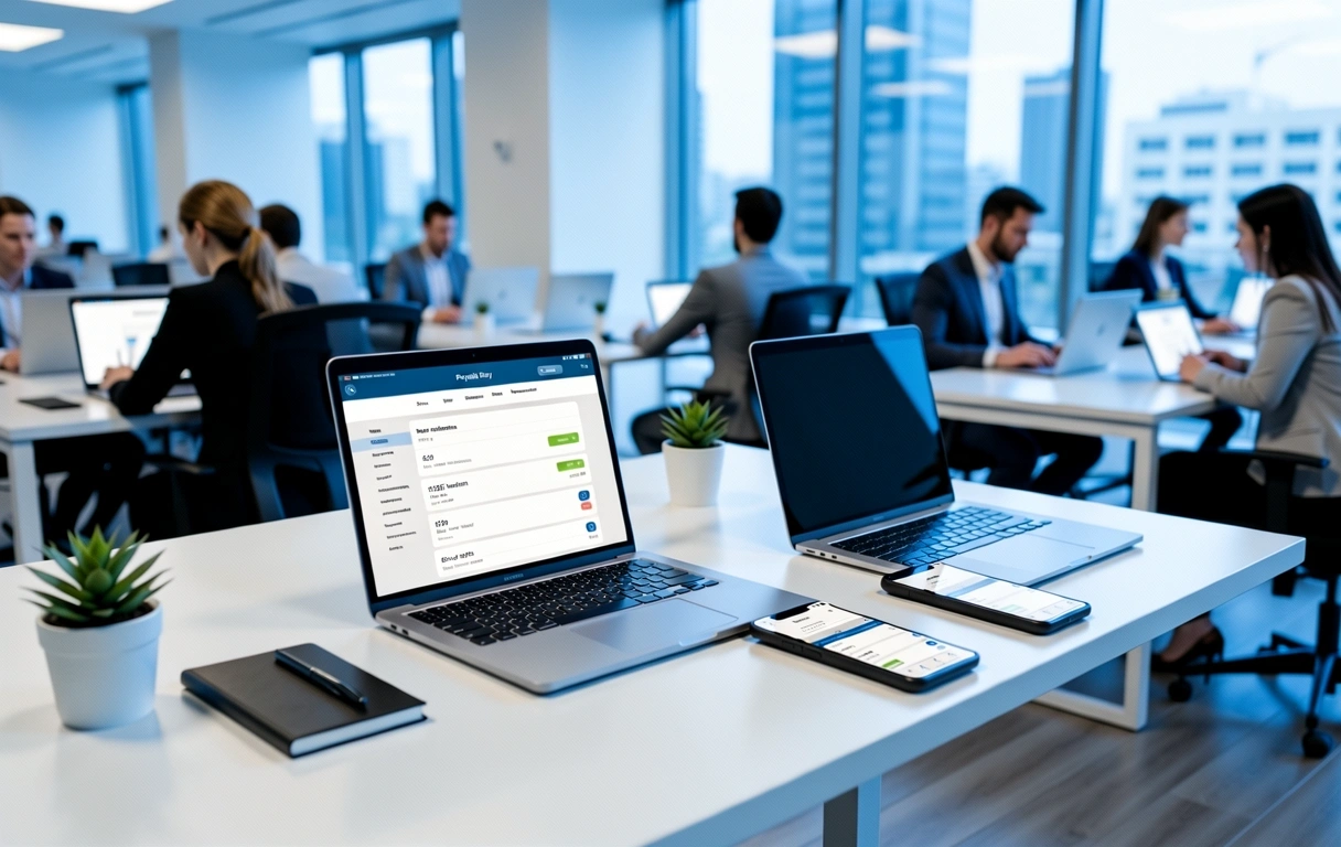 Mobile payroll in the field